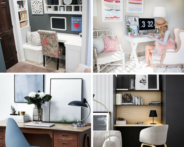 10 home desk ideas for small spaces - the Urban Diva - fashion shop ...